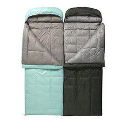 Camping with MISS JULIA Lightweight Goose Down Sleeping Bag, All-Season Outdoor Adventure
