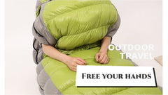 4-Season Goose Down Mummy Sleeping Bag – Comfort Rating -13℉ to 64℉, Waterproof, Lightweight & Packable