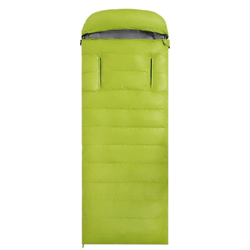 Hands-Free 4-Season Goose Down Sleeping Bag – Semi-Rectangular Comfort -13℉ to 64℉