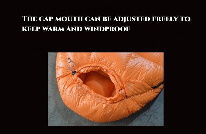 Winter Goose Down Sleeping Bag with Comfort Rating (-13℉ to 41℉) -Ultralight, Waterproof & Compressible