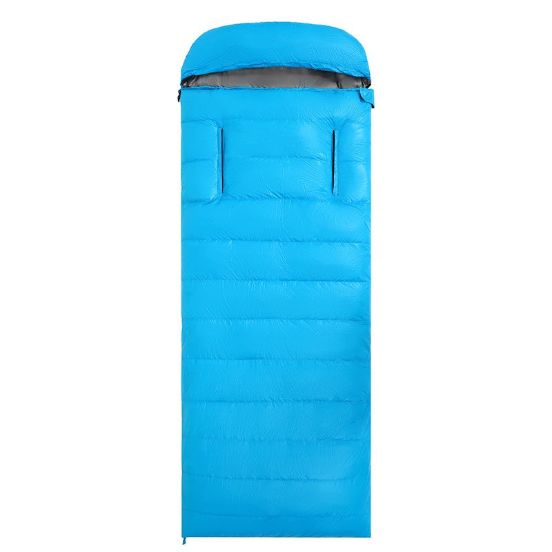 Hands-Free 4-Season Goose Down Sleeping Bag – Semi-Rectangular Comfort -13℉ to 64℉