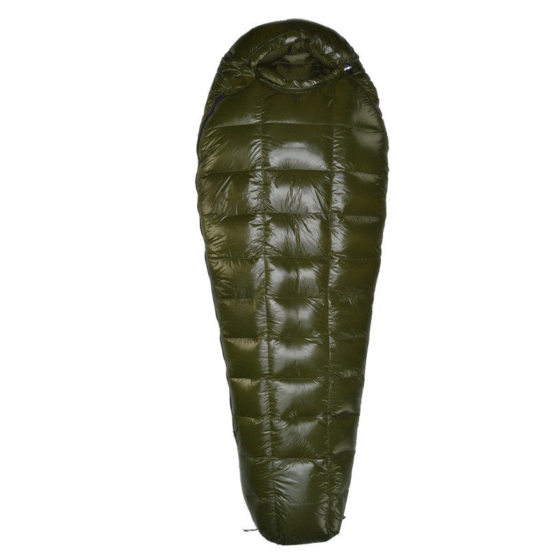 Winter Goose Down Sleeping Bag with Comfort Rating (-13℉ to 41℉) -Ultralight, Waterproof & Compressible