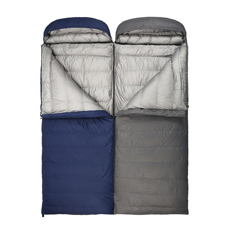 All-Season Goose Down Sleeping Bag- Lightweight Waterproof Camping & Backpacking Comfort -13°F to 64°F
